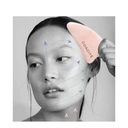 Odacite Crystal Contour Gua Sha Rose Quartz Beauty Tool 4 Odacite Crystal Contour Gua Sha Rose Quartz Beauty Tool - Image 2