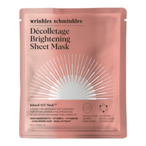 Wrinkles Schminkles Decolletage Brightening Sheet Mask