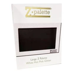 Z Palette Large Palette - White Hot Pink Glitter