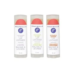 Soapwalla Lip Locked Lip Balm Trio Gift Set