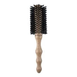 Philip B Botanical Round Hairbrush, Polished Mahogany Handle - Large (65mm)