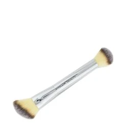 FitGlow Beauty Teddy Double Cheek Brush